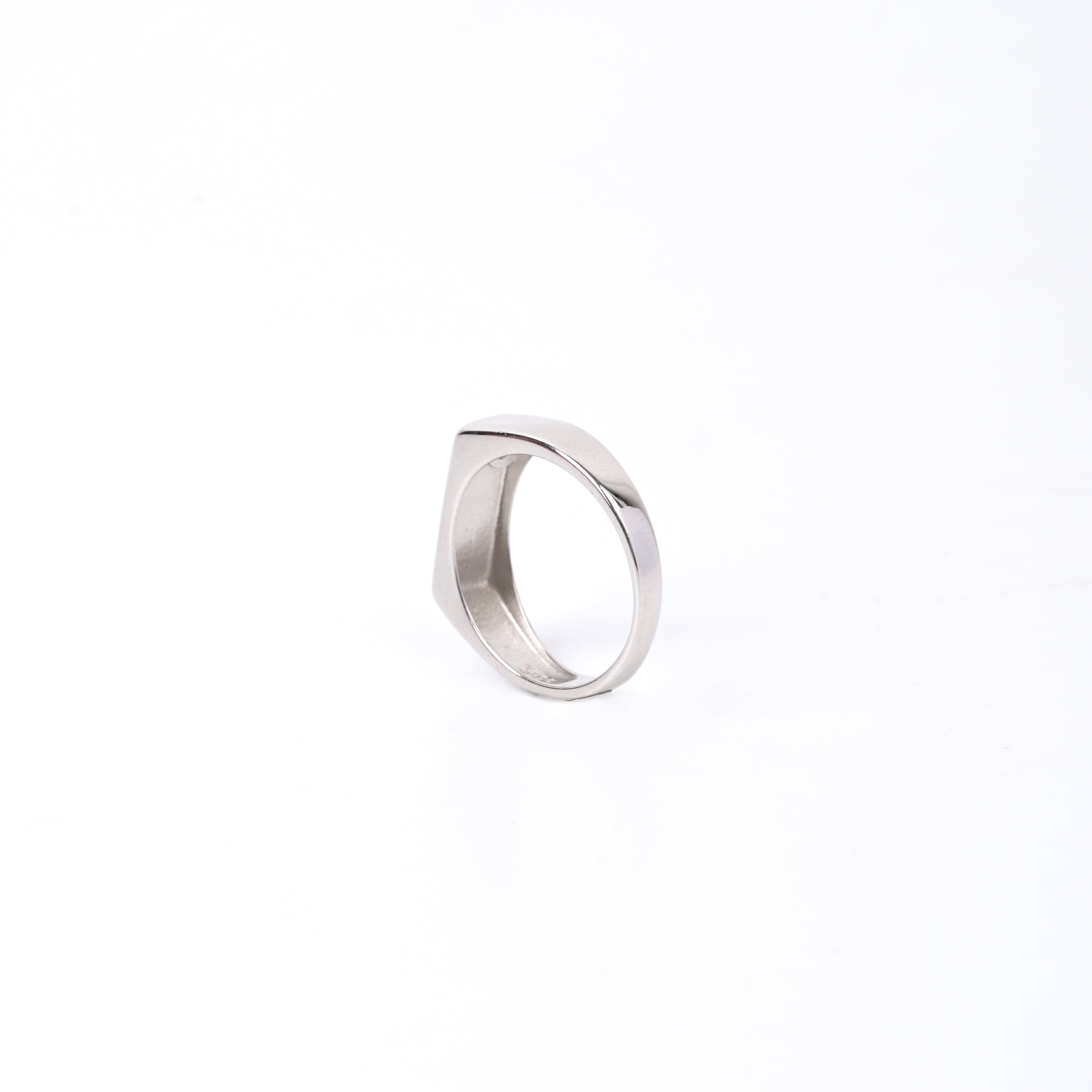 Sleek Sentinel 925 Silver Ring