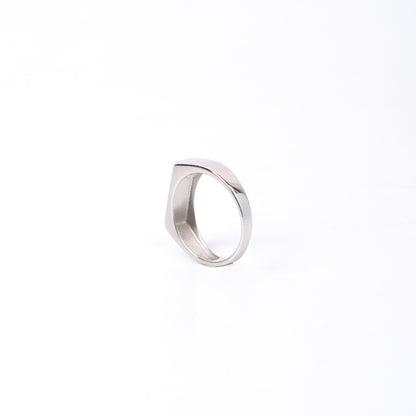 Sleek Sentinel 925 Silver Ring