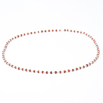 925 Sterling Silver Classic Rudraksha Mala