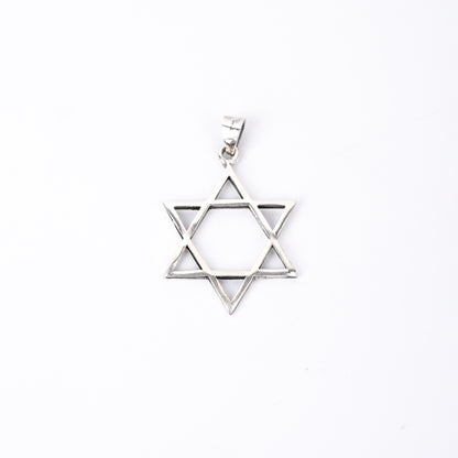 David Star Charm 925 Silver Pendant