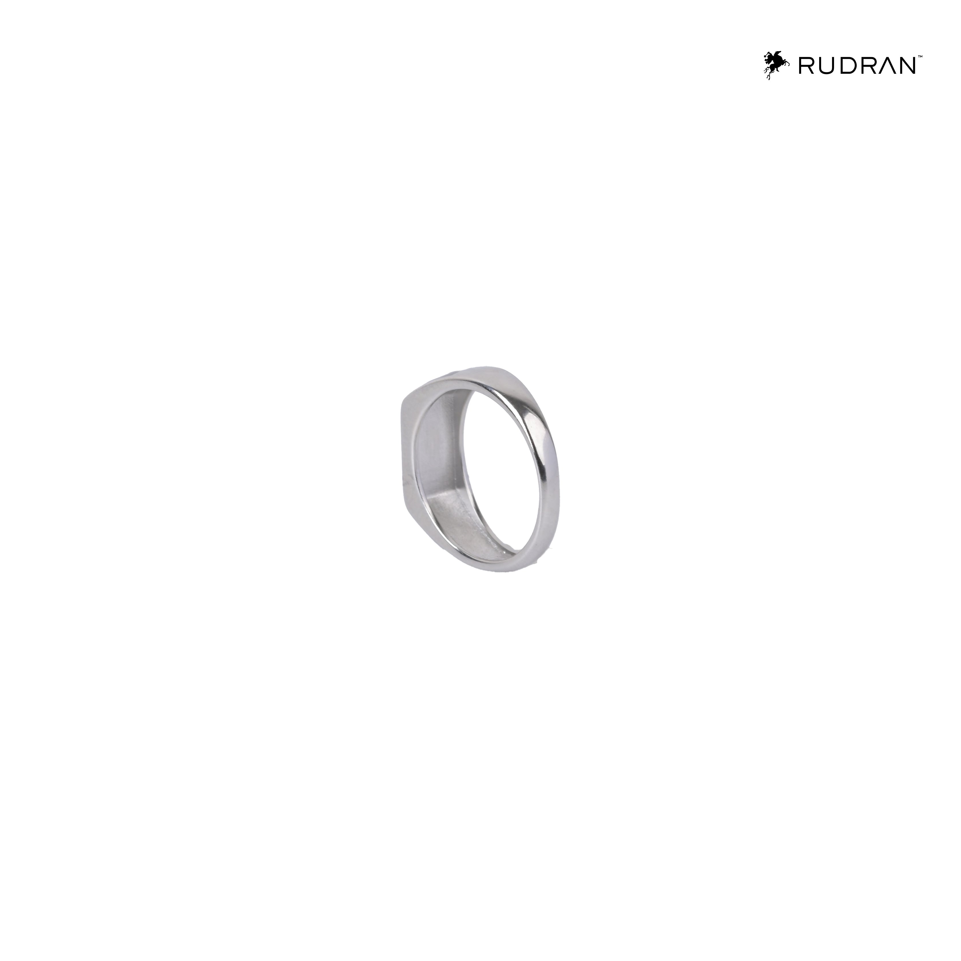 Eclipse Black Enamel 925 Silver Ring