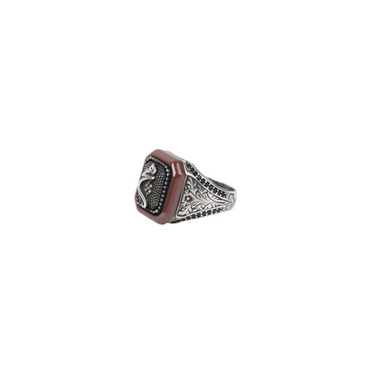 Ottoman Signet 925 Silver Ring