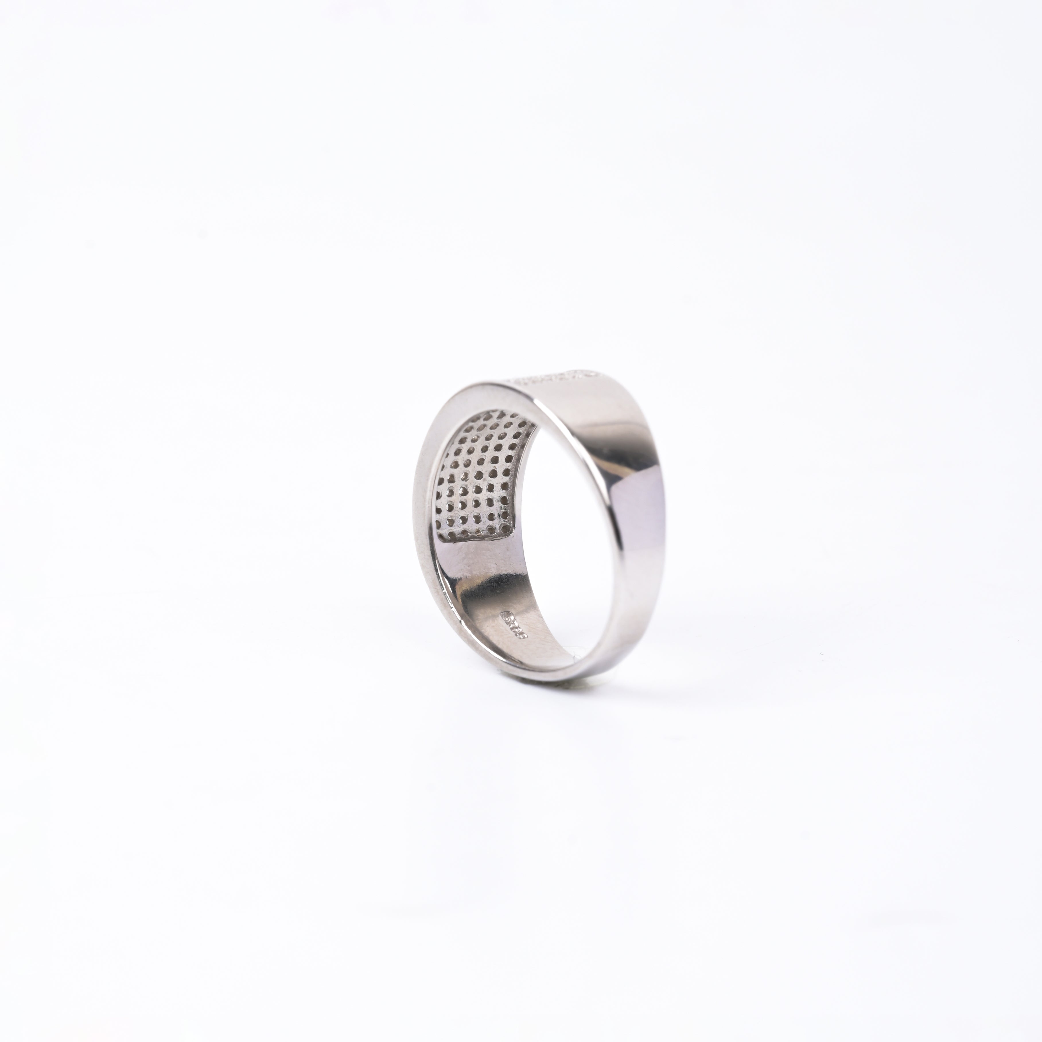 Shimmering Classic CZ 925 Silver Ring