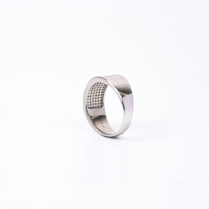 Shimmering Classic CZ 925 Silver Ring