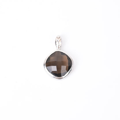 Smokey Quartz 925 Sterling Silver Pendant