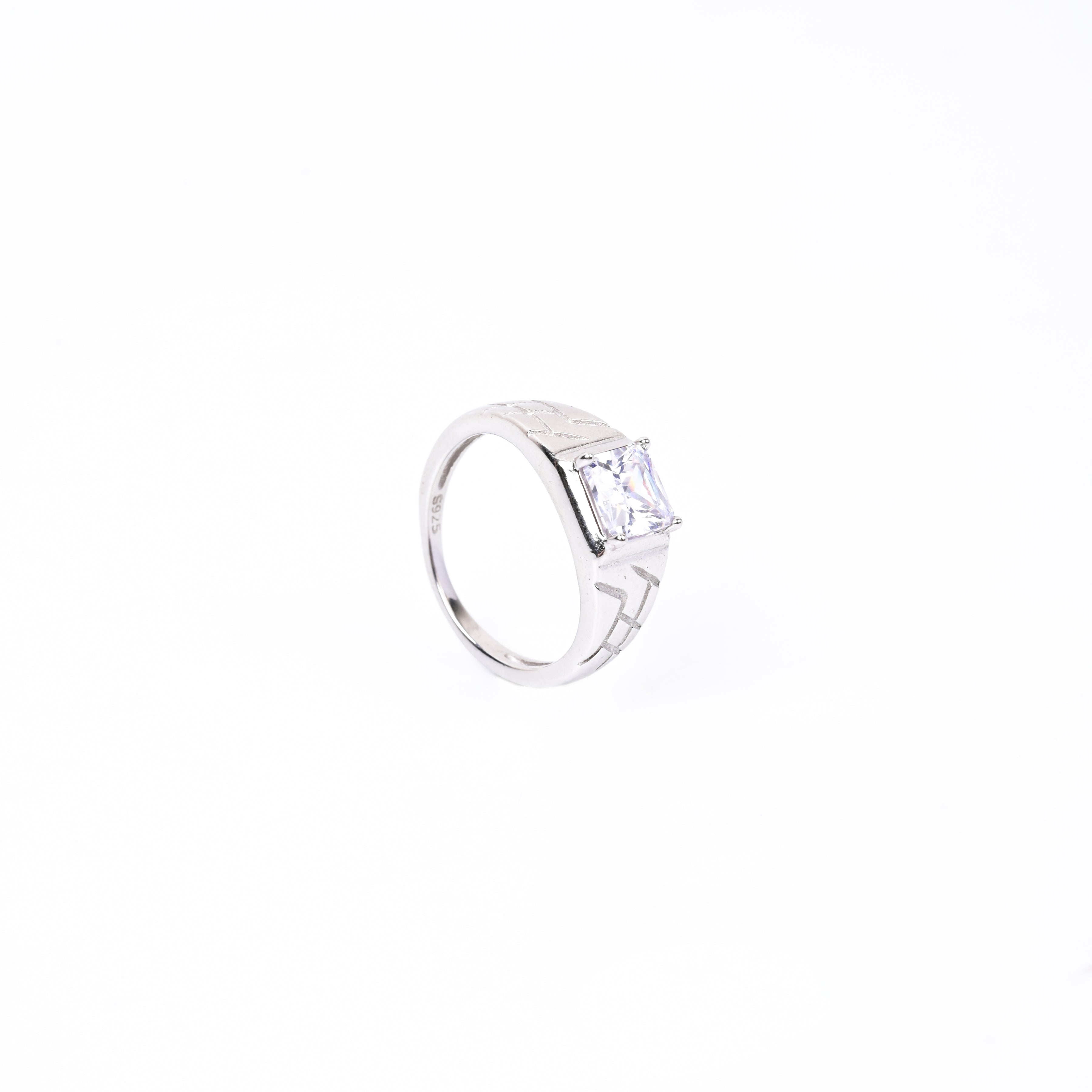 Solitaire Classic CZ 925 Sterling Silver Ring